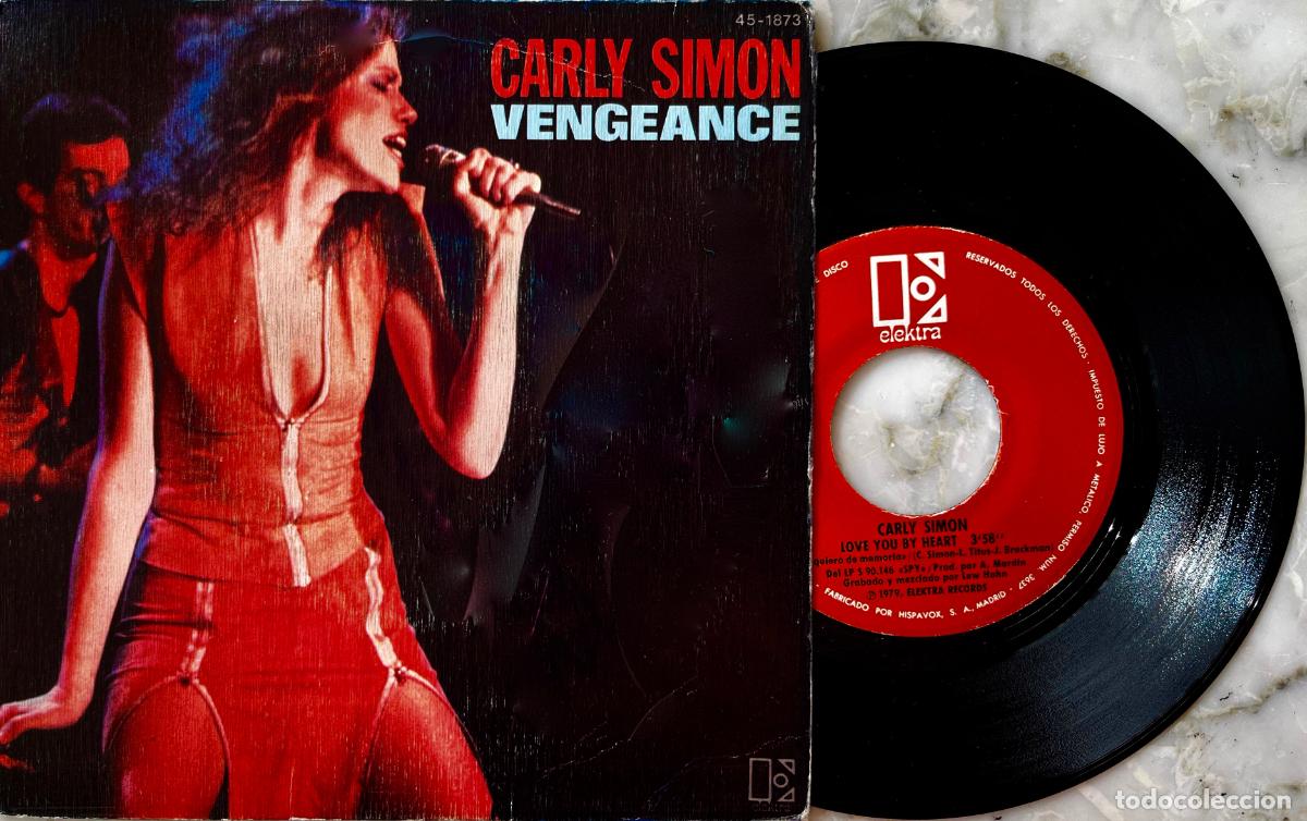 Discos de vinilo: CARLY SIMON, VENGEANCE. SINGLE ORIGINAL ESPA&Ntilde;A 1979 - Foto 1