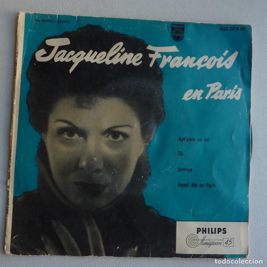 Discos de vinilo: JACQUELINE FRAN&Ccedil;OIS / APOYATE EN MI+3 / EP - Foto 1