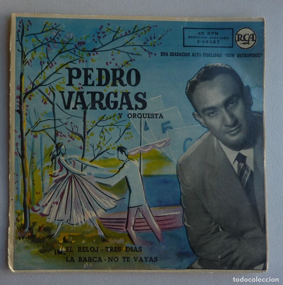 Discos de vinilo: PEDRO VARGAS / EL RELOJ+3 / EP - Foto 1