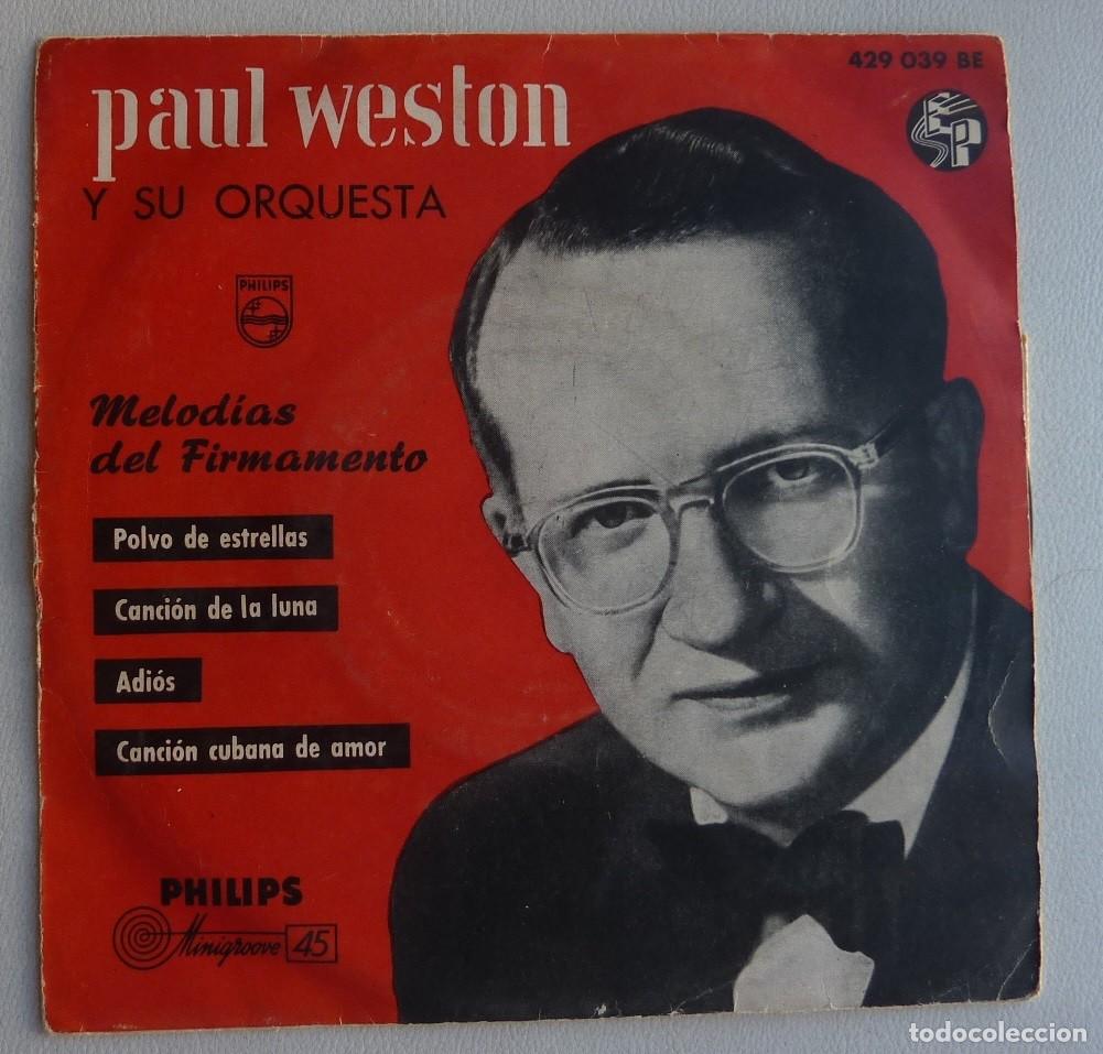 Discos de vinilo: PAUL WESTON / POLVO DE ESTRELLAS+3 / EP - Foto 1