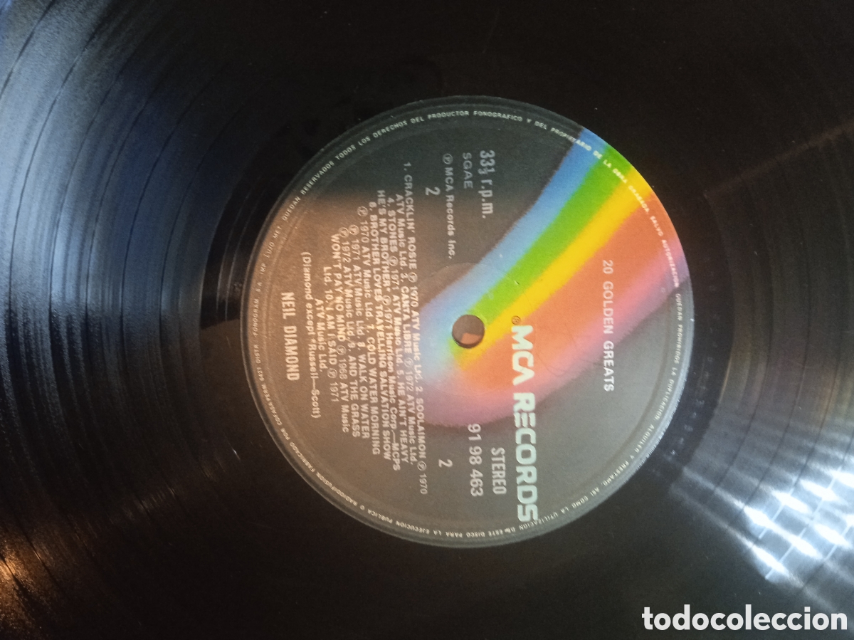Discos de vinilo: Nil Diamond s mloteDn.,127 - Foto 4