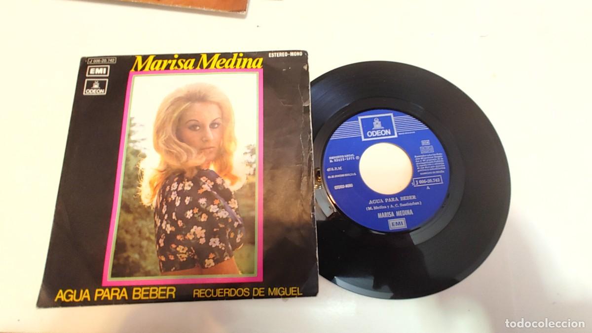 Discos de vinilo: MARISA MEDINA-SINGLE AGUA PARA BEBER - Foto 1