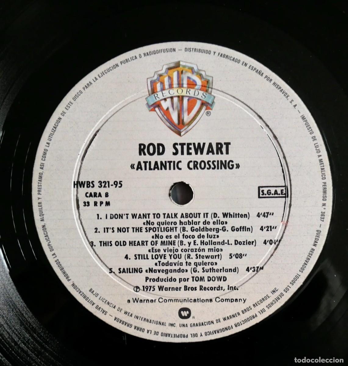 Discos de vinilo: ROD STEWART - ATLANTIC CROSSING - 1975 - Foto 7