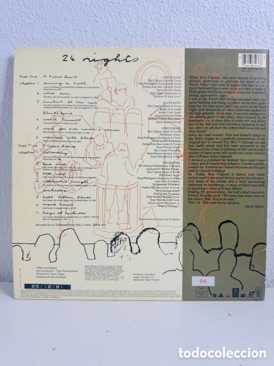 Discos de vinilo: Eric Clapton Laserdisc - Foto 2