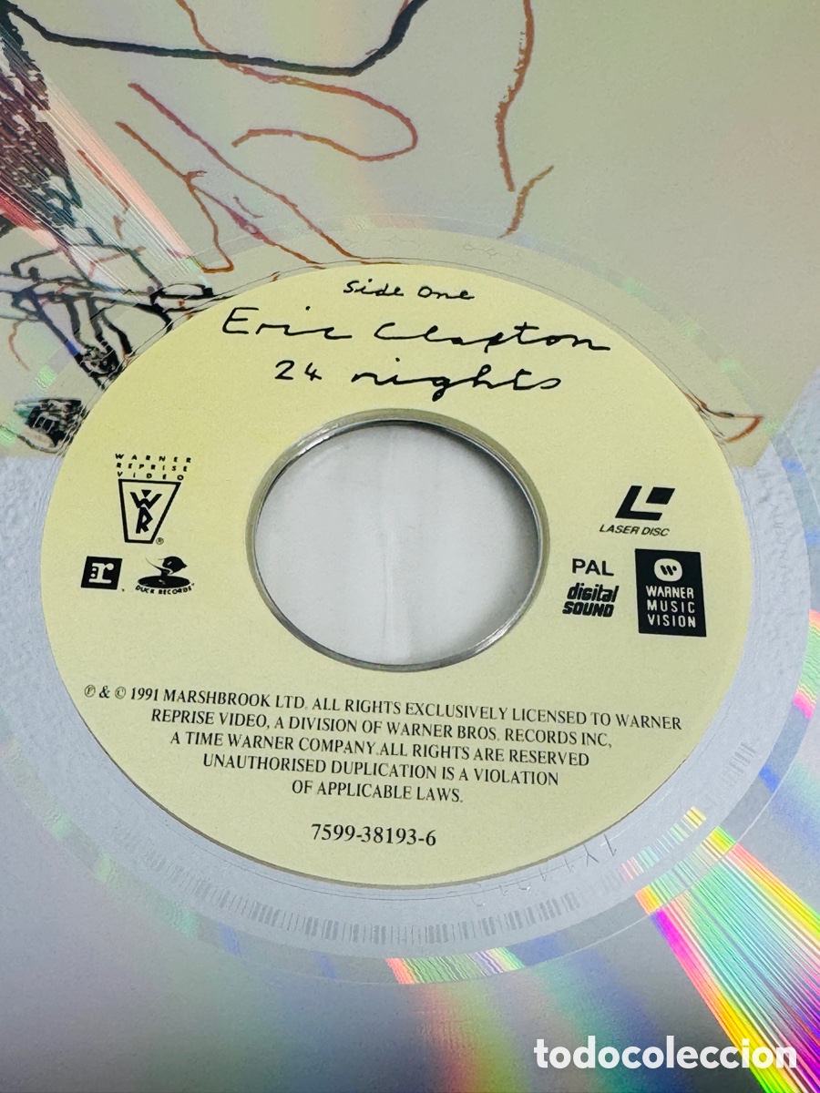Discos de vinilo: Eric Clapton Laserdisc - Foto 4