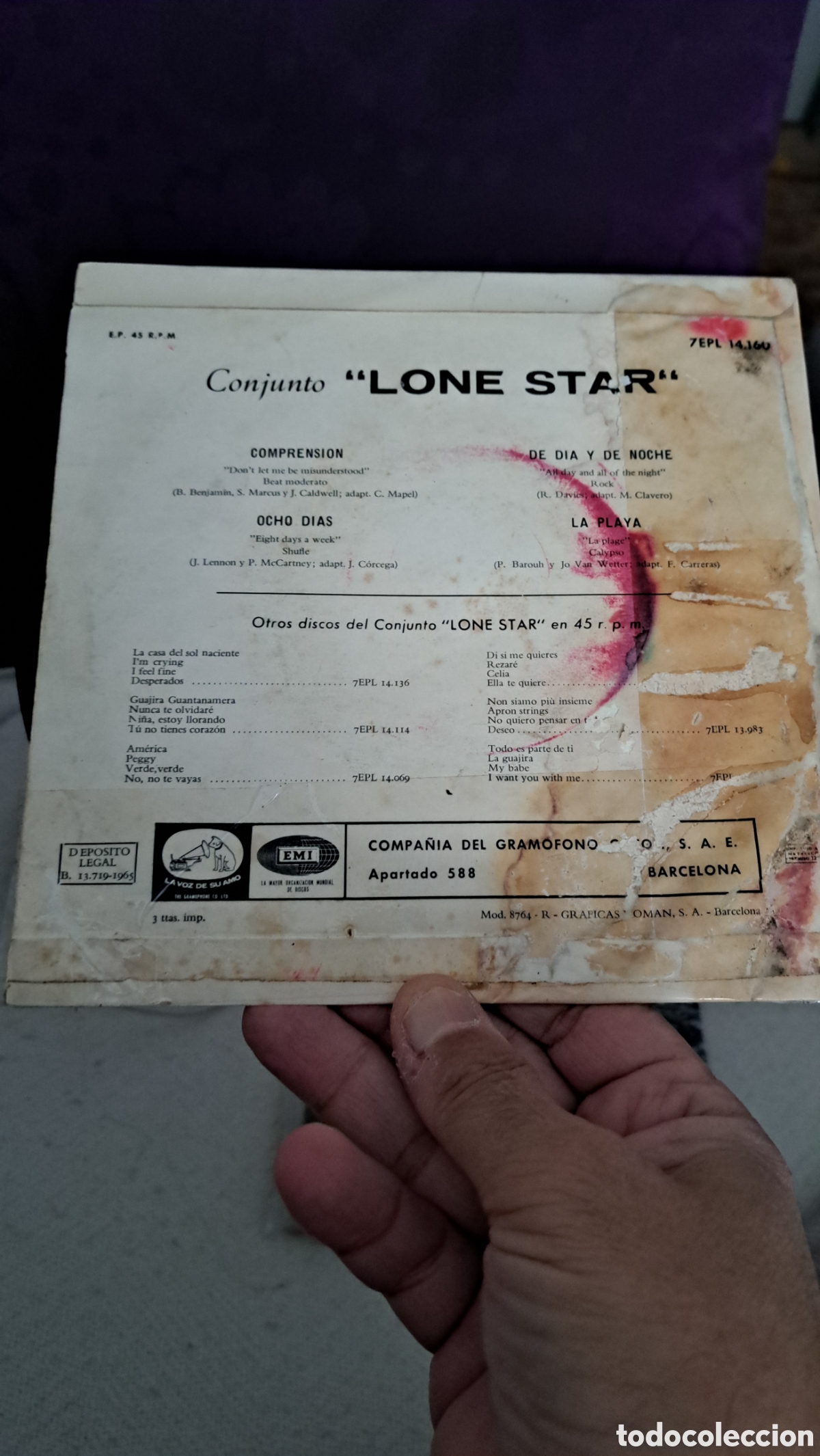 Discos de vinilo: Lone Star compresion - Foto 2