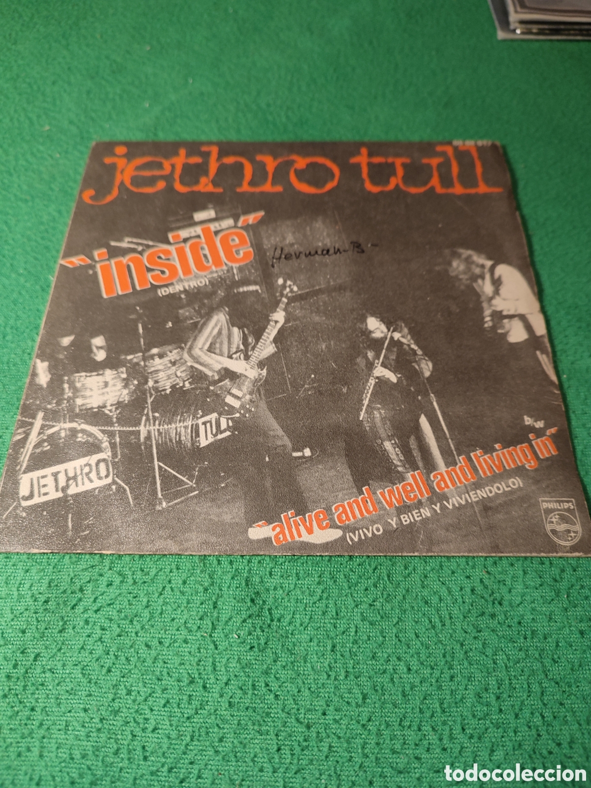 Discos de vinilo: Jethro Tull - Inside single 1970 - Foto 1