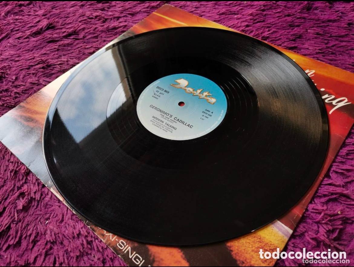 Discos de vinilo: MODERS TALKING - Geronimus Cadillac - MAXISINGLEL 1986 - Foto 5