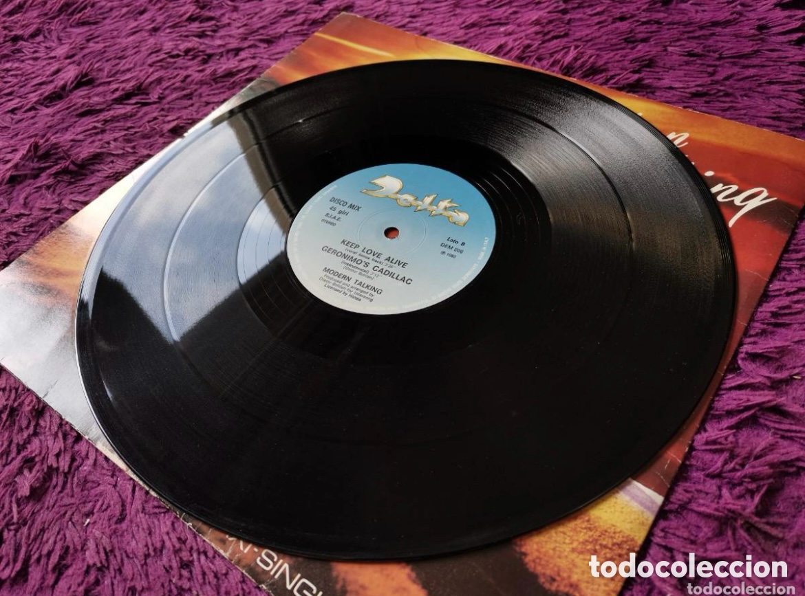 Discos de vinilo: MODERS TALKING - Geronimus Cadillac - MAXISINGLEL 1986 - Foto 7