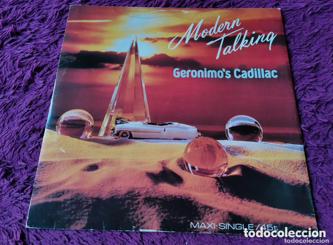 Discos de vinilo: MODERS TALKING - Geronimus Cadillac - MAXISINGLEL 1986 - Foto 1
