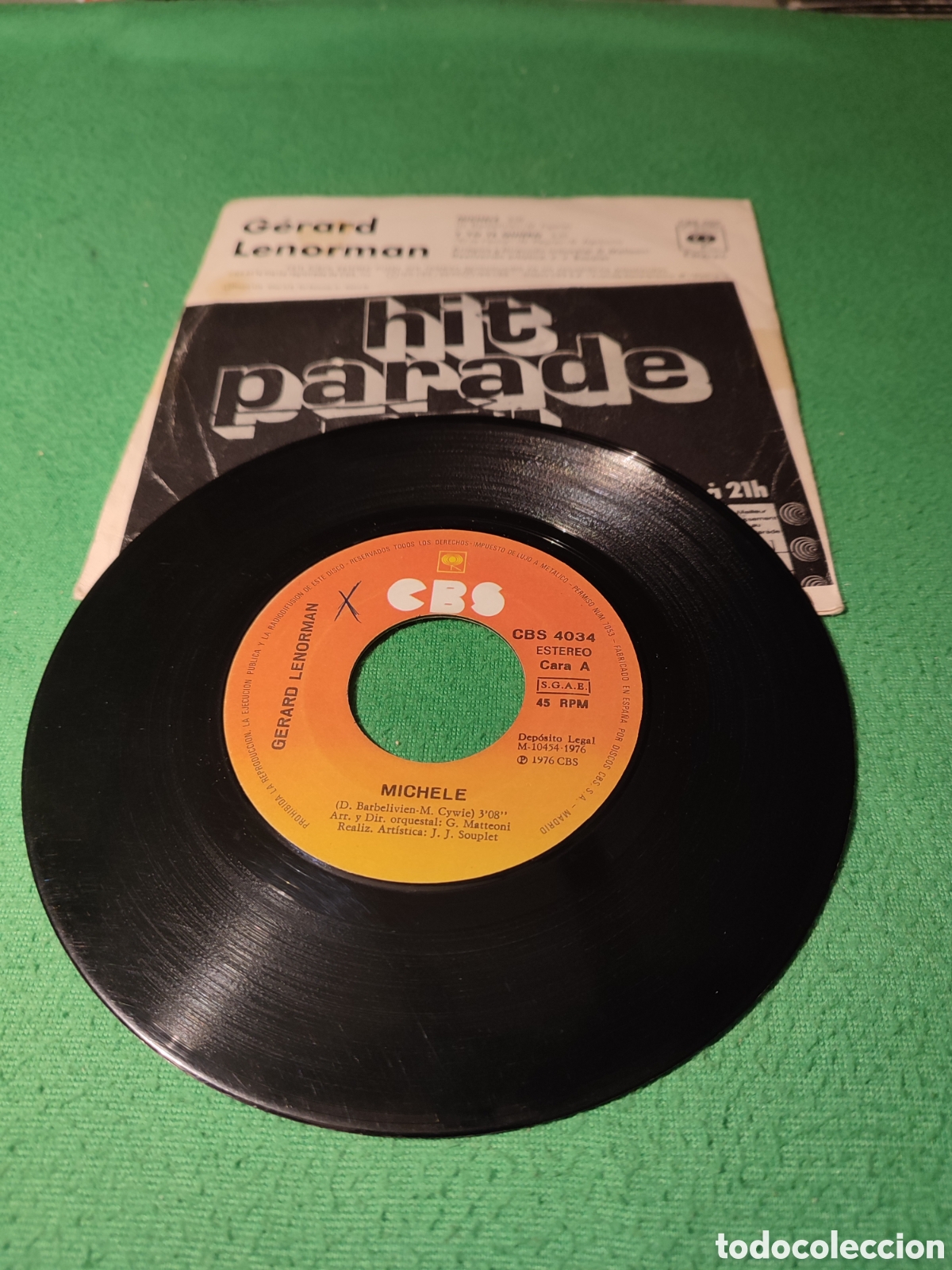 Discos de vinilo: Gerard Lenorman - Michele single 1976 - Foto 2