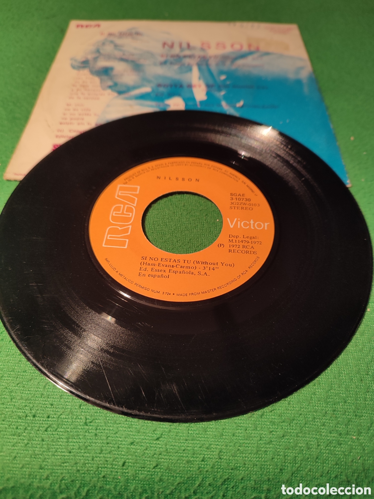 Discos de vinilo: Nilsson - Si no est&aacute;s t&uacute; single 1972 - Foto 2