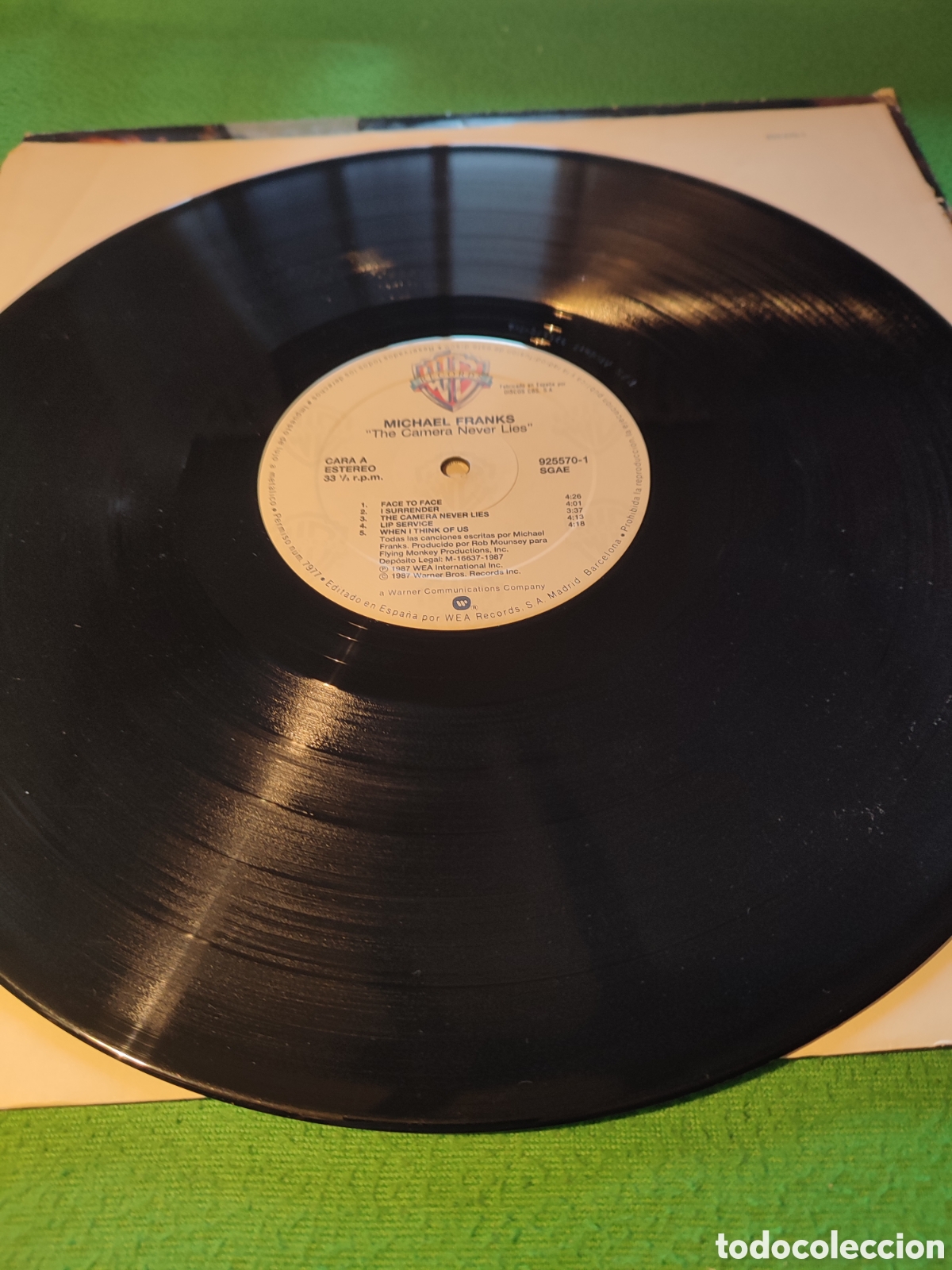 Discos de vinilo: Michael Franks - The camera Never lies - Foto 3