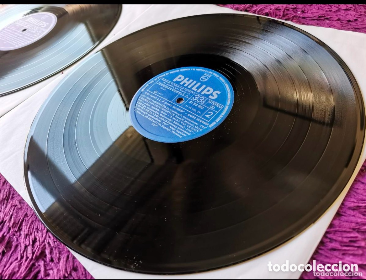 Discos de vinilo: DENIS ROUSSOS -LOS SUPER 2 LP VINILO 1977 - Foto 12