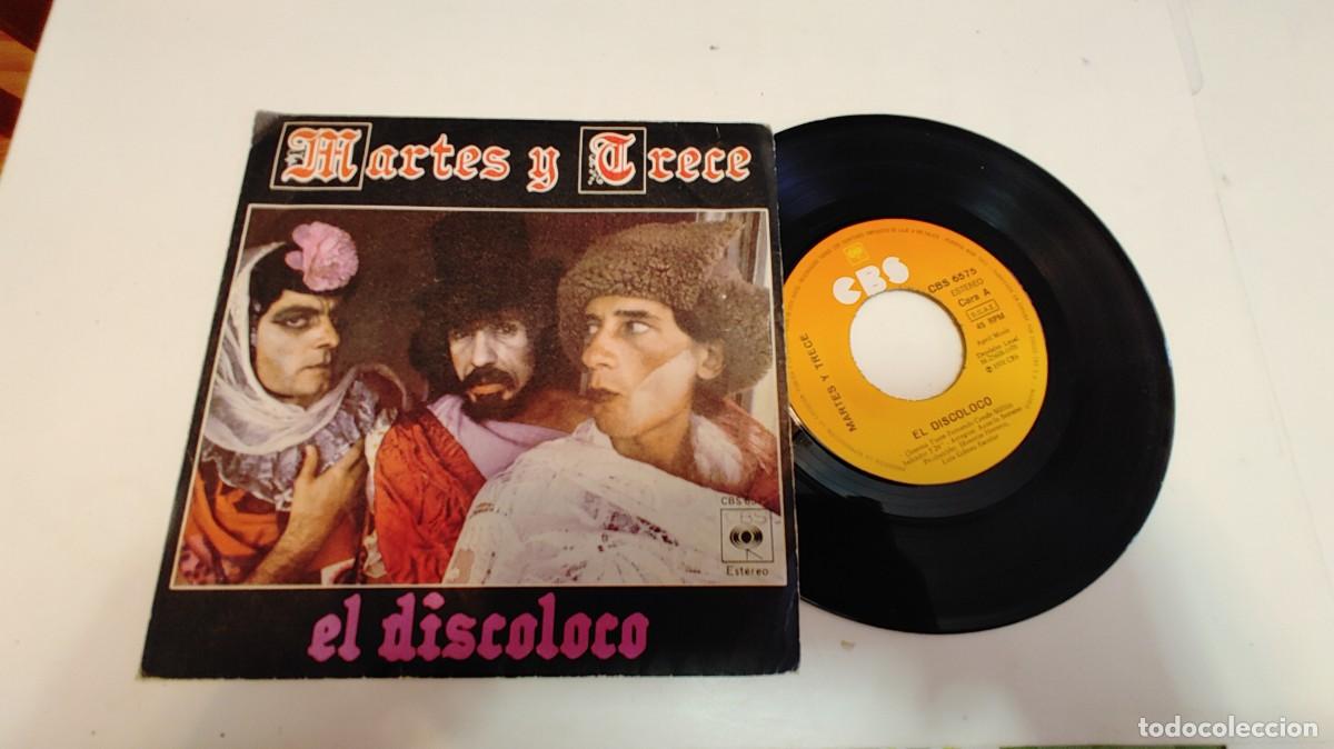 Discos de vinilo: MARTES Y TRECE-SINGLE EL DISCOLOCO - Foto 1