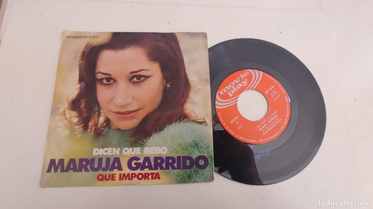 Discos de vinilo: MARUJA GARRIDO-SINGLE DICEN QUE BEBO - Foto 1