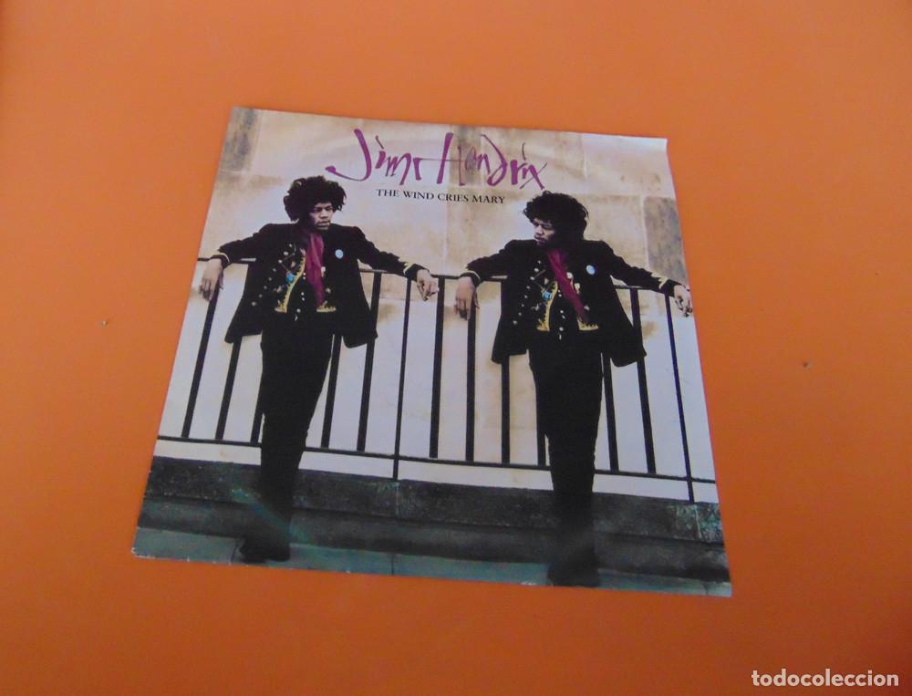 Discos de vinilo: JIMI HENDRIX &ndash; The Wind Cries Mary - SINGLE 1992 - Foto 1