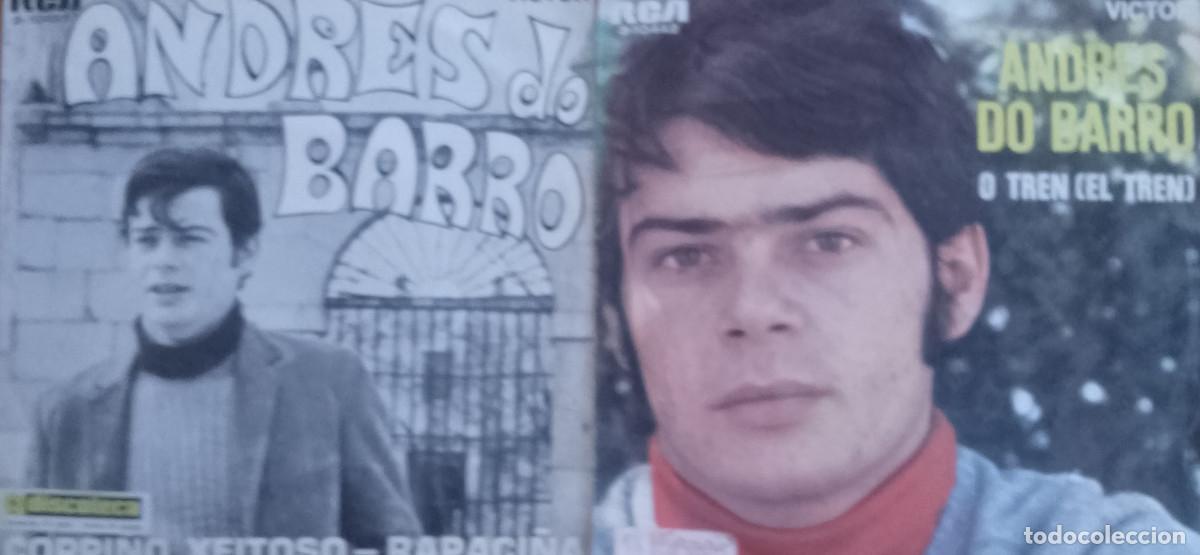 Discos de vinilo: Dos singles vinilo de Andr&eacute;s do Barro - Foto 1