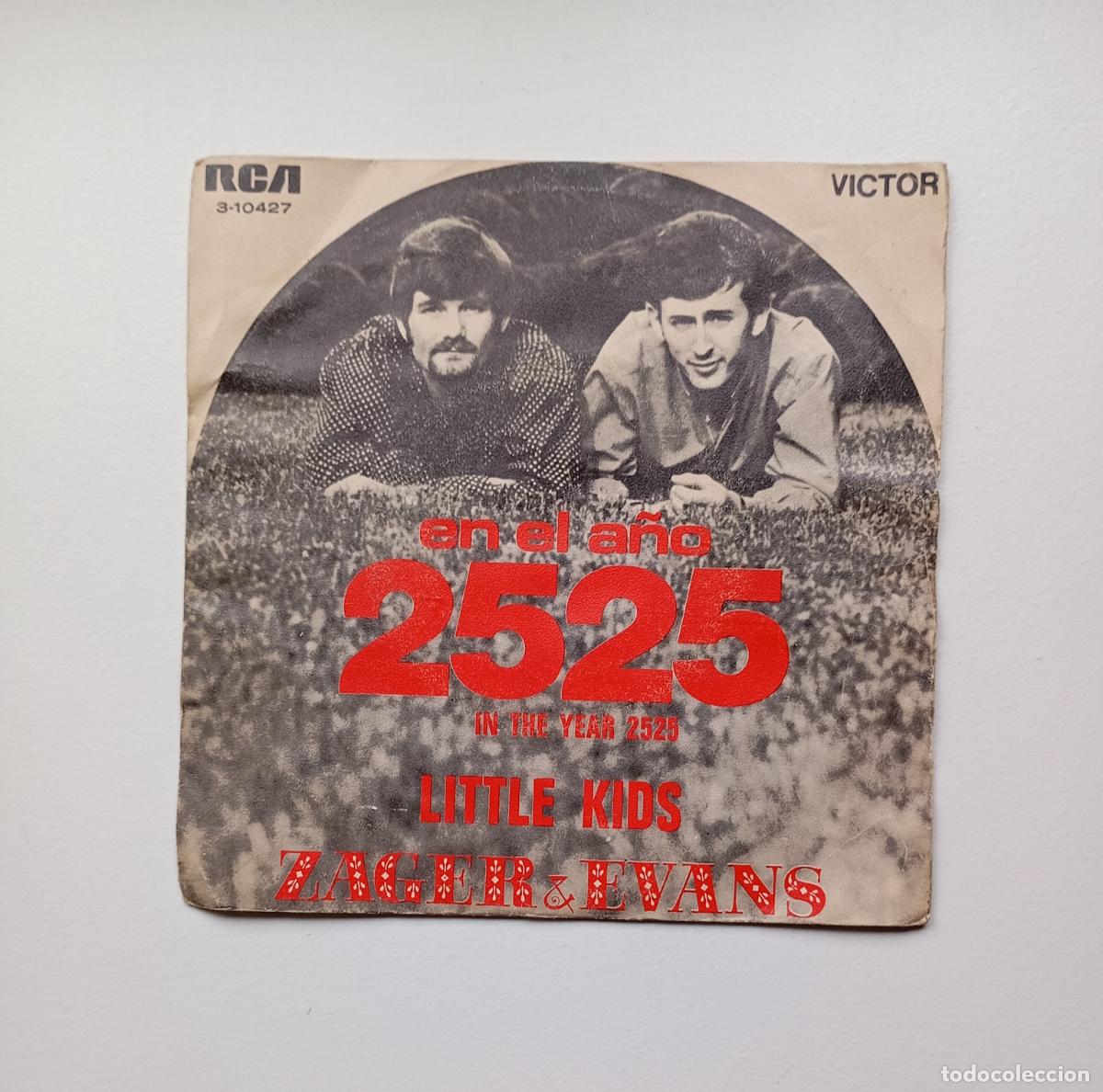 Discos de vinilo: ZAGER & EVANS. EN EL A&Ntilde;O 2525. SINGLE. TDKDS26B - Foto 1
