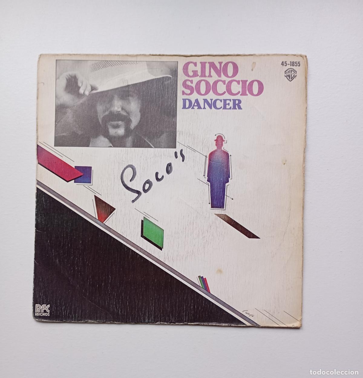 Discos de vinilo: GINO SOCCIO. DANCER. SINGLE. TDKDS26B - Foto 1