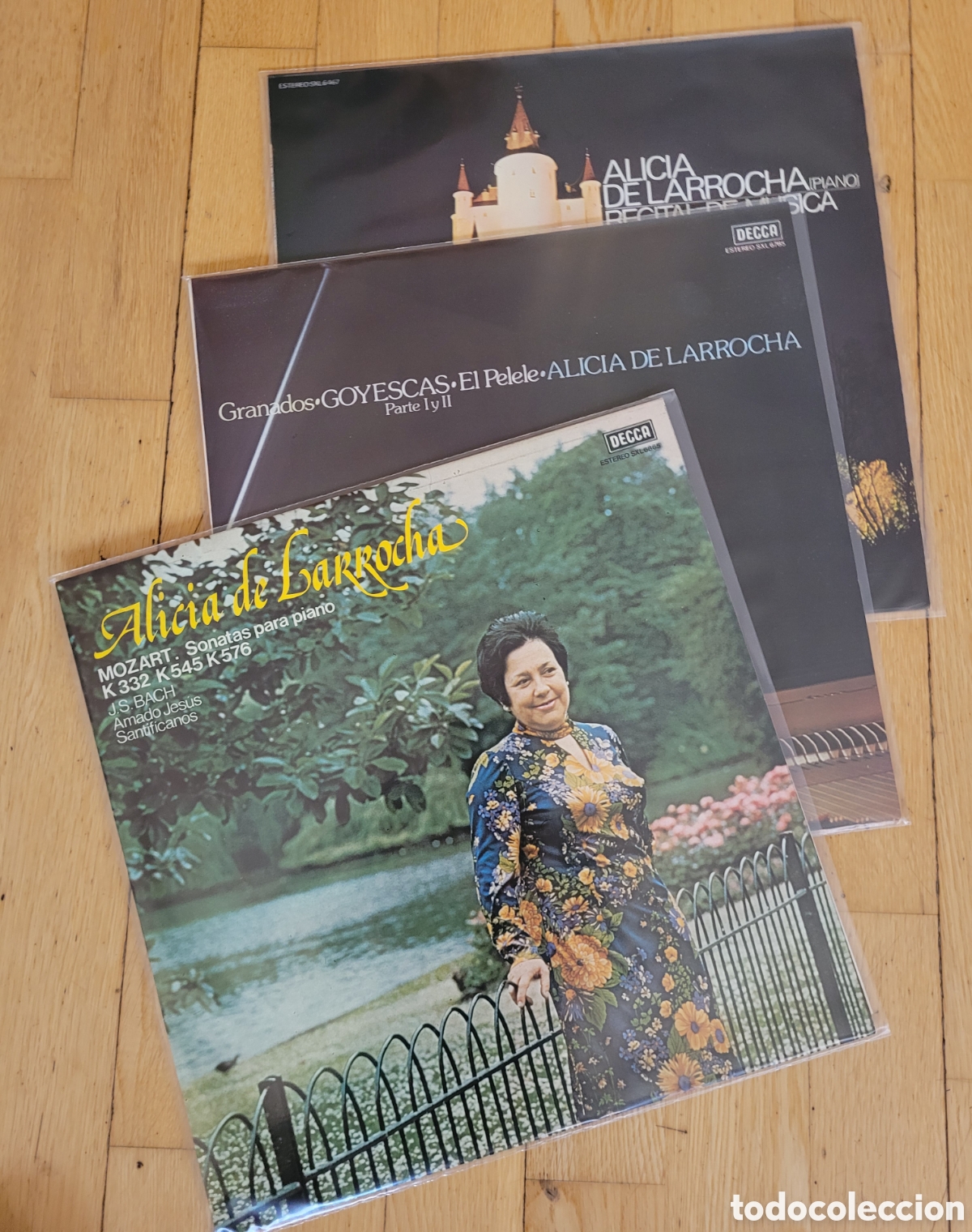 Discos de vinilo: Lote Alicia de Larrocha 3 lp. - Foto 1