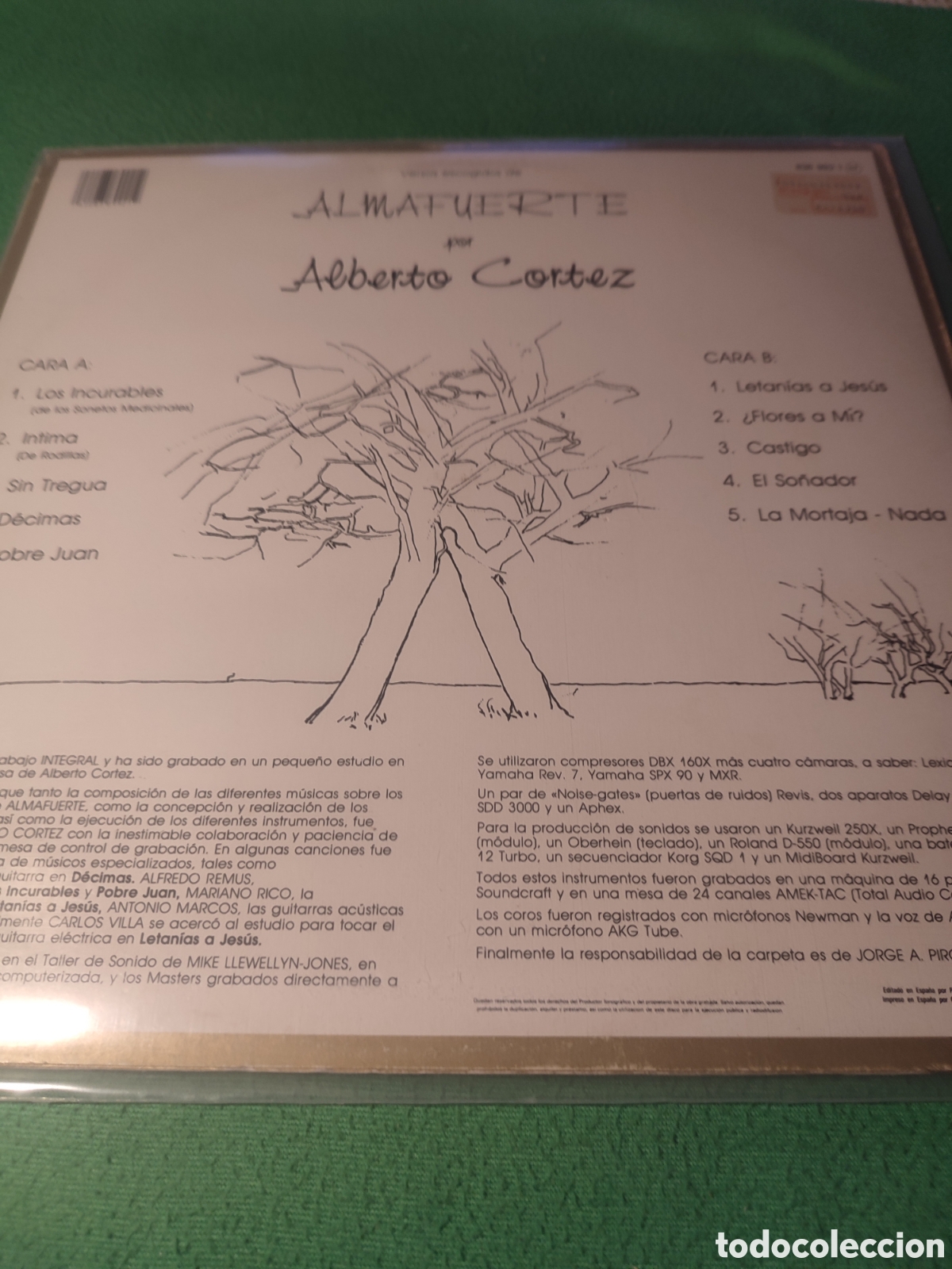 Discos de vinilo: Alberto Cortes - Almafuerte vinilo Lp - Foto 4