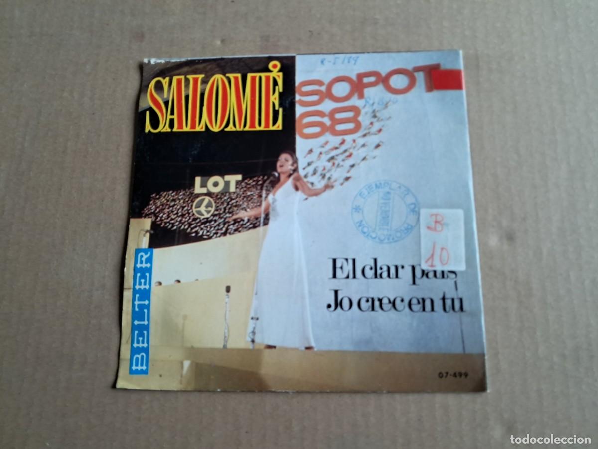 Discos de vinilo: SALOME - EL CLAR PAIS SINGLE 1968 - Foto 3
