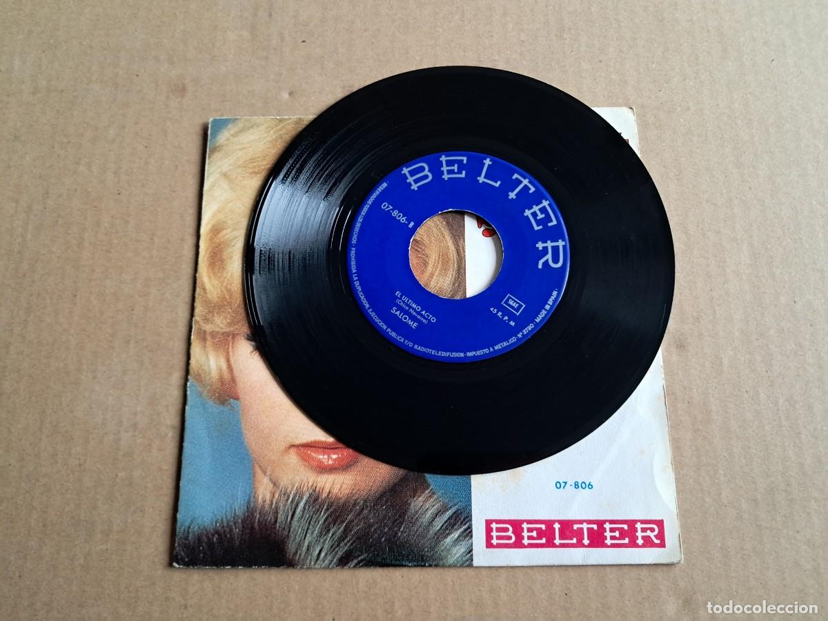Discos de vinilo: SALOME - EL ULTIMO ACTO SINGLE 1970 - Foto 2