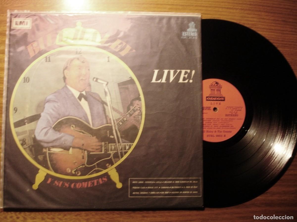 Discos de vinilo: Disco LP vinilo BILL HALEY Live! Uruguay 1971 - Foto 1
