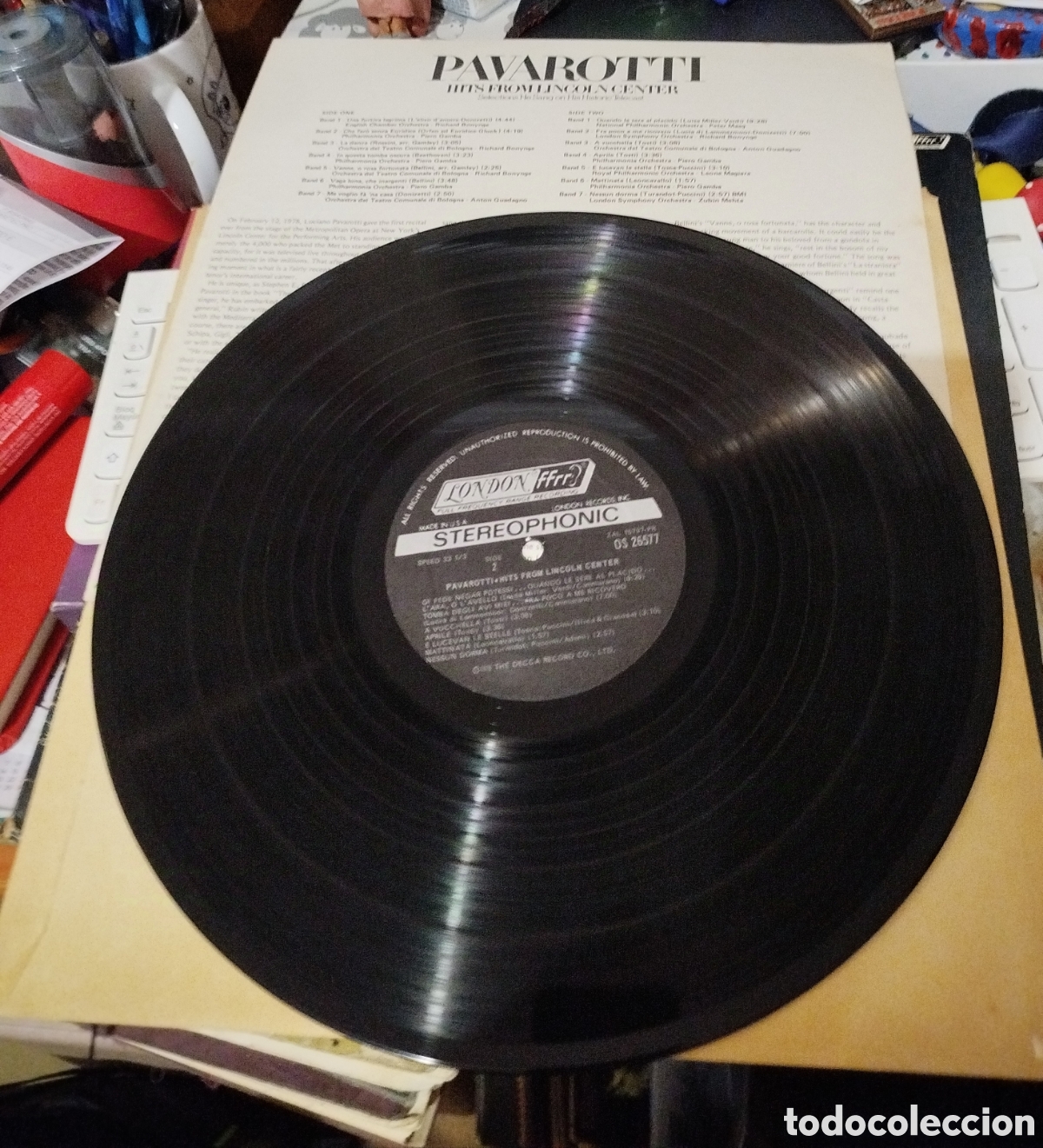 Discos de vinilo: Pavarotti - hits from Lincoln Center - Foto 2