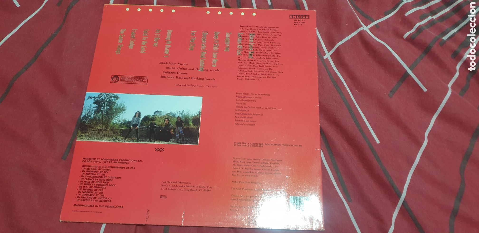 Discos de vinilo: TENDER FURY ( VINILO) - Foto 2