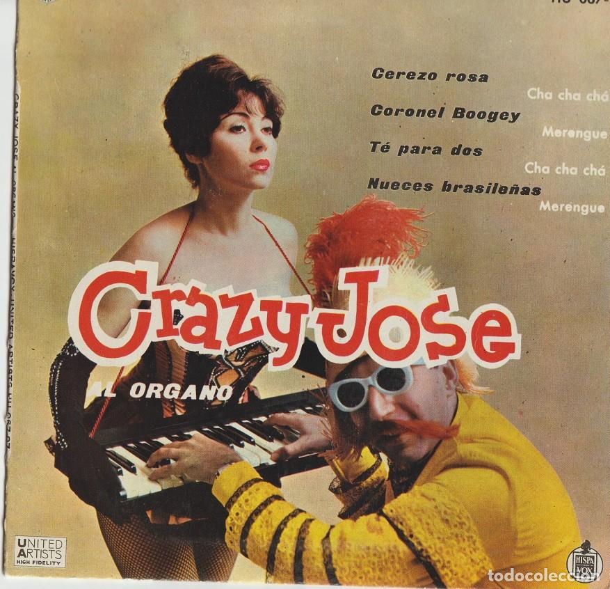Discos de vinilo: Crazy Jose Al Organo - Ep 4 Temas - Foto 1