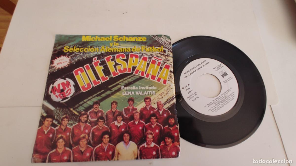 Discos de vinilo: MICHAEL SCHANZE-SINGLE OLE ESPA&Ntilde;A - Foto 1
