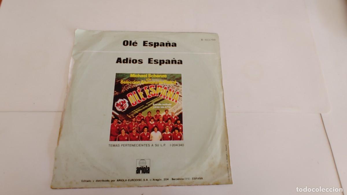 Discos de vinilo: MICHAEL SCHANZE-SINGLE OLE ESPA&Ntilde;A - Foto 2