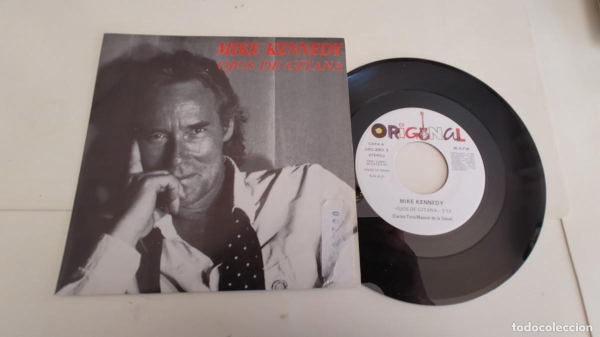 Discos de vinilo: MIKE KENNEDY-SINGLE OJOS DE GITANA-PROMO UNA CARA - Foto 1