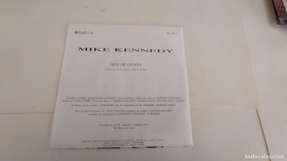 Discos de vinilo: MIKE KENNEDY-SINGLE OJOS DE GITANA-PROMO UNA CARA - Foto 2