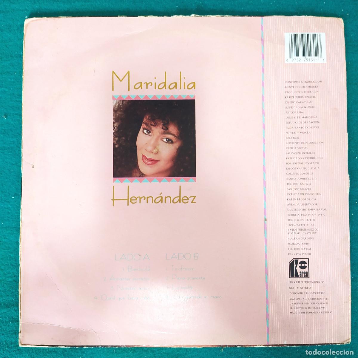 Discos de vinilo: Maridalia Hernandez &ndash; Te Ofrezco - Foto 2