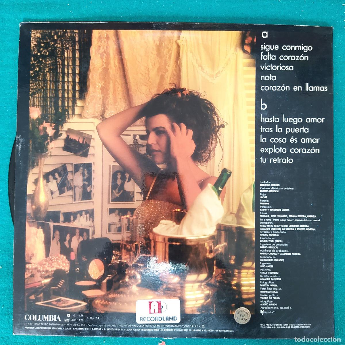 Discos de vinilo: Luz Marina &ndash; Amando 1991 - Foto 2