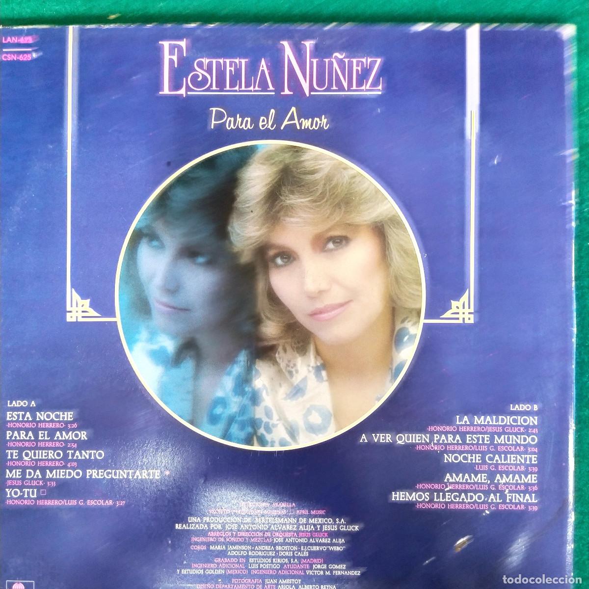 Discos de vinilo: Estela Nu&ntilde;ez &ndash; Para El Amor - Foto 2