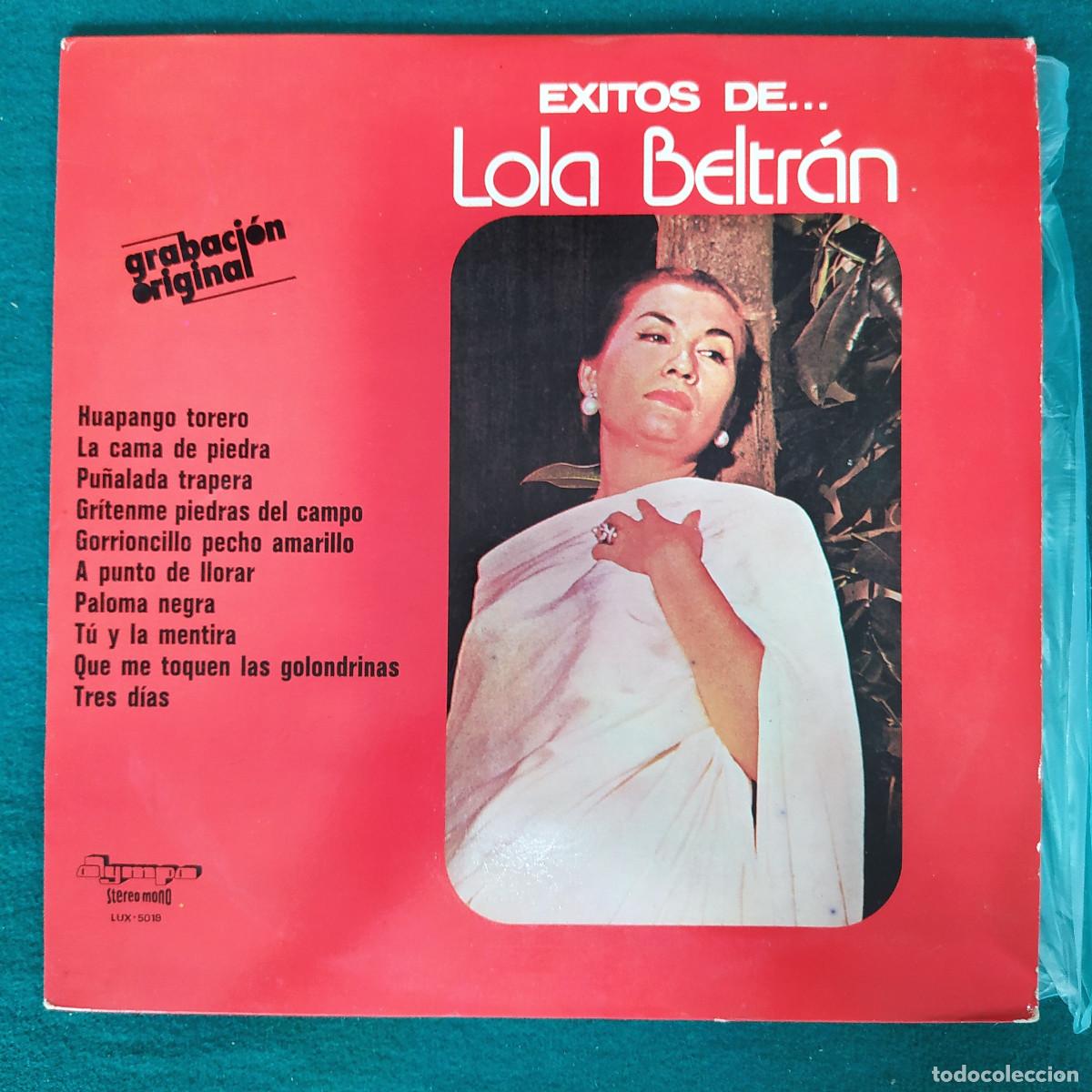 Discos de vinilo: Lola Beltr&aacute;n &ndash; EXITOS DE Lola Beltr&aacute;n - Foto 1