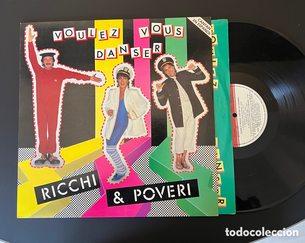 Discos de vinilo: RICCHI E POVERI ( VOULEZ VOUS DANSER ) 1983 LP33 - Foto 1
