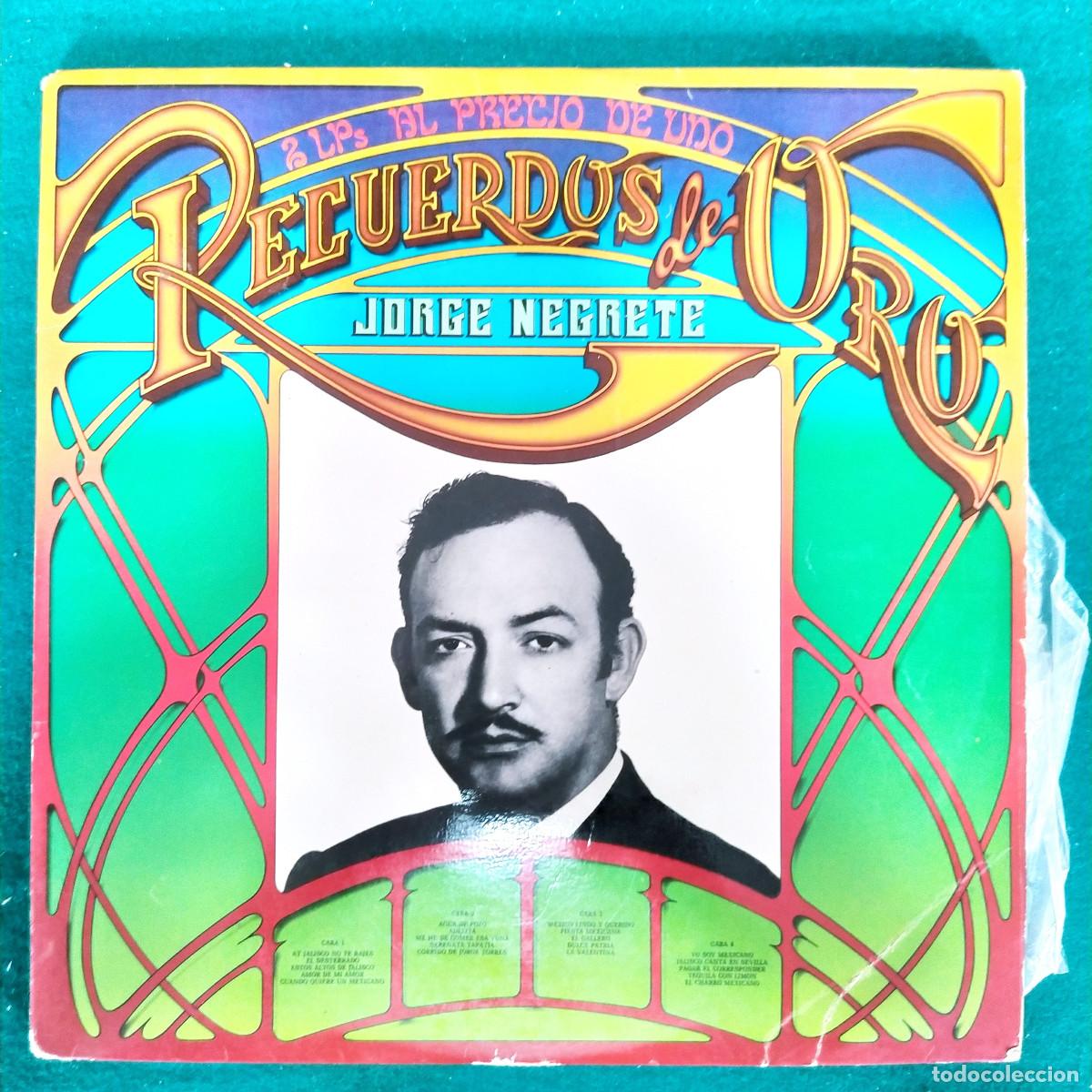 Discos de vinilo: Jorge Negrete &ndash; Recuerdos De Oro - Foto 1
