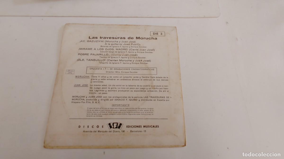 Discos de vinilo: MORUCHA-EP LAS TRAVESURAS DE MORUCHA - Foto 2