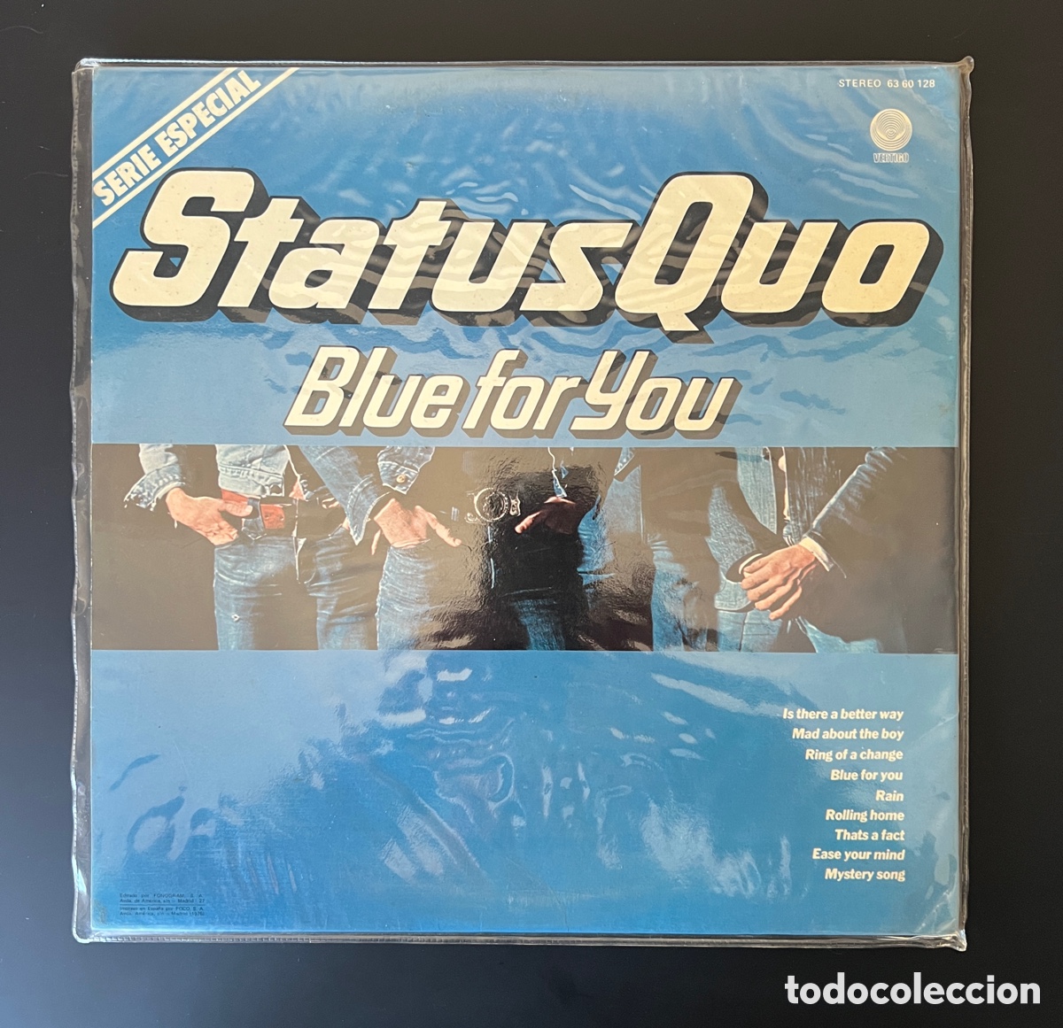 Discos de vinilo: DISCO DE VINILO STATUSQUO BLUE FOR YOU - Foto 2
