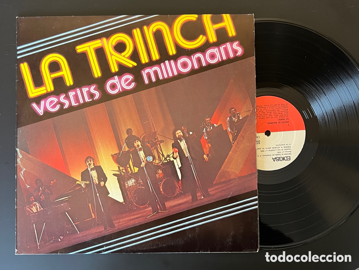 Discos de vinilo: LA TRINCA - VESTITS DE MILLONARIS LP - Foto 1