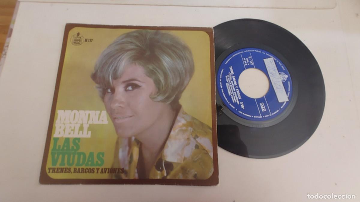 Discos de vinilo: MONNA BELL-SINGLE LAS VIUDAS - Foto 1