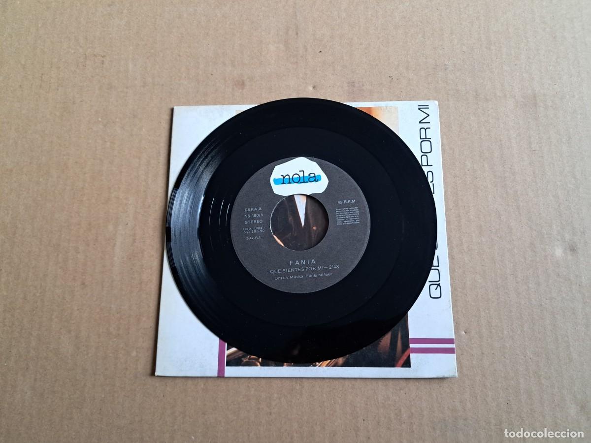 Discos de vinilo: FANIA - QUE SIENTES POR MI SINGLE 1990 - Foto 2
