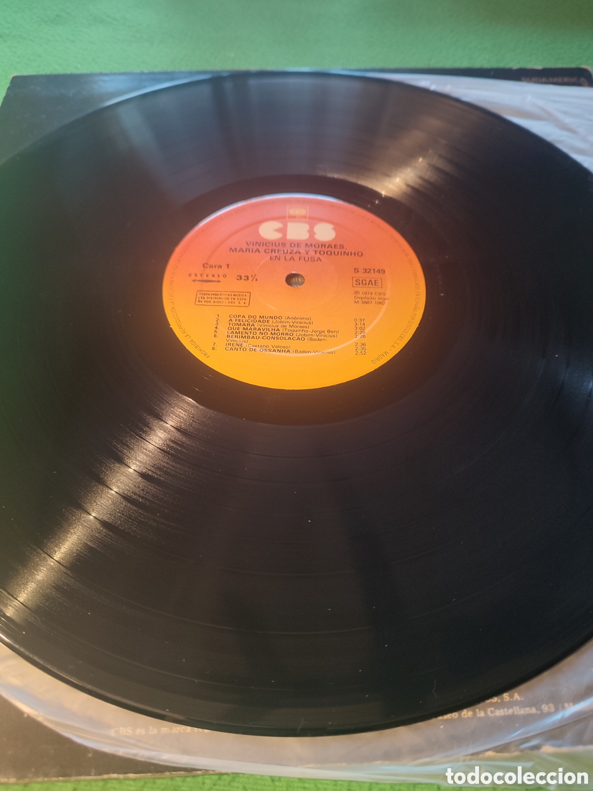 Discos de vinilo: Vinicius de Moraes -:En la fusa vinilo Lp - Foto 3