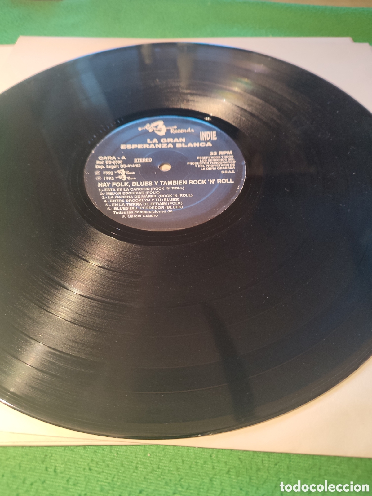 Discos de vinilo: La Gran Esperanza Blanca - Same vinilo Lp - Foto 3