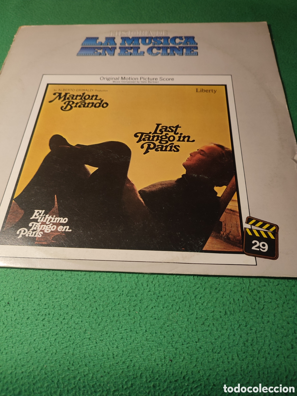 Discos de vinilo: Gato Barbieri - BSO El &uacute;ltimo tango en Par&iacute;s - Foto 1